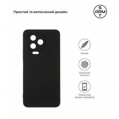 Чохол до мобільного телефона Armorstandart Matte Slim Fit Infinix Note 12 Pro 4G (X676B) / Note 12 2023 (X676C) Cam cov Black (ARM64500)