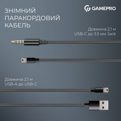 Навушники GamePro Asgard Freya Black (HS145B)