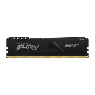 Модуль пам'яті для комп'ютера DDR4 16GB (2x8GB) 3733 MHz Fury Beast Black Kingston Fury (ex.HyperX) (KF437C19BBK2/16)