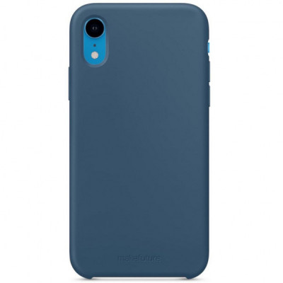 Чохол до мобільного телефона MakeFuture Silicone Case Apple iPhone XR Blue (MCS-AIXRBL)