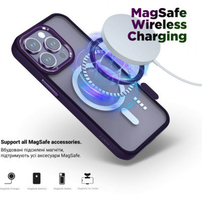 Чохол до мобільного телефона Armorstandart Unit MagSafe Apple iPhone 11 Purple (ARM68875)