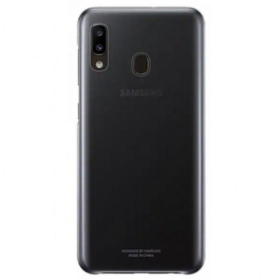 Чохол до мобільного телефона Samsung Galaxy A20 (A205F) Gradation Cover Black (EF-AA205CBEGRU)