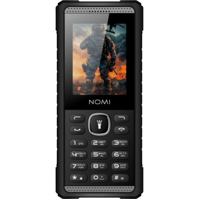 Мобільний телефон Nomi i2420 Black Grey