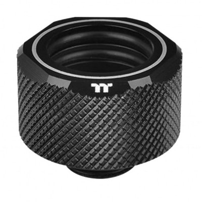 Фітинг для СВО ThermalTake Pacific C-PRO G1/4 PETG Tube 16mm OD Compression - Black (6- (CL-W214-CU00BL-B)