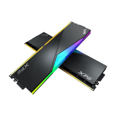 Модуль пам'яті для комп'ютера DDR5 64GB (2x32GB) 6000 MHz XPG Lancer Blade RGB Black ADATA (AX5U6000C3032G-DTLABRBK)