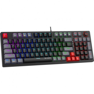 Клавіатура GamePro MK120B LED Blue Switches USB Black (MK120B)