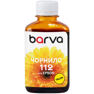 Чорнило Barva Epson 112 180мл, Pigm. Yellow (E112-959)