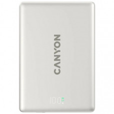 Батарея універсальна Canyon 5000mAh OnPower 500 PD20W Magnetic wireless MagSafe Grey (CNS-CPB500G)