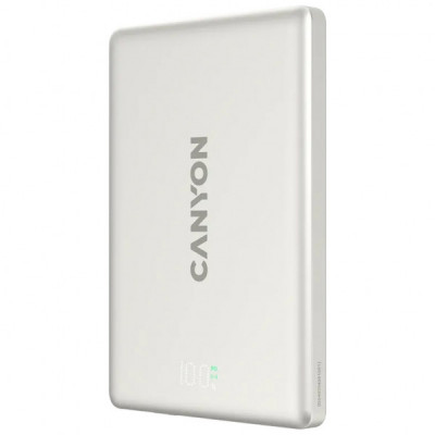 Батарея універсальна Canyon 5000mAh OnPower 500 PD20W Magnetic wireless MagSafe Grey (CNS-CPB500G) Батарея універсальна Canyon 5000mAh OnPower 500 PD20W Magnetic wireless MagSafe Grey (CNS-CPB500G)