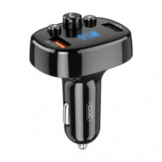 FM модулятор XO XO-BCC03 Car Charger 18W Bluetooth+QC3.0 Quick Charger Black (XO-BCC03)