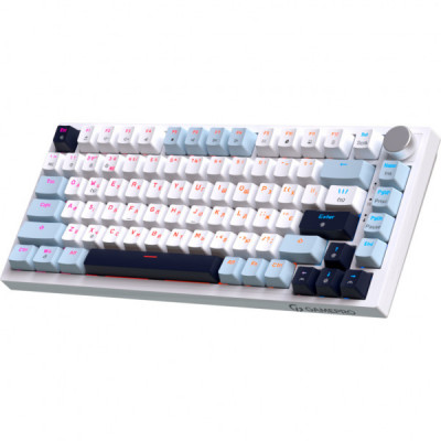 Клавіатура GamePro Genesis Warden MK160BL Outemu Swithes USB White (MK160BL)