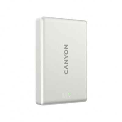 Батарея універсальна Canyon 10000mAh OnPower 511 PD20W Magnetic wireless MagSafe Grey (CNS-CPB511G) Батарея універсальна Canyon 10000mAh OnPower 511 PD20W Magnetic wireless MagSafe Grey (CNS-CPB511G)