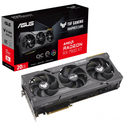 Відеокарта ASUS Radeon RX 7900 XT 20Gb TUF OC GAMING (TUF-RX7900XT-O20G-GAMING)