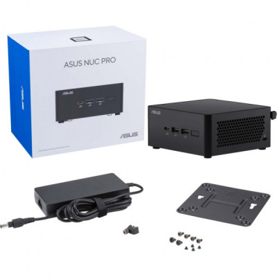 Комп'ютер ASUS NUC 14PRO RNUC14RVHI300002I / Core 3 100U, M.2 22x80 NVMe, 22x42 NVMe/2.5'' SATA (90AR0072-M00040)