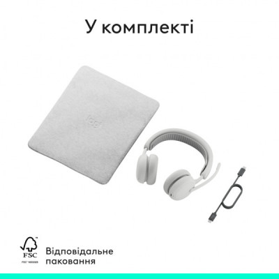 Навушники Logitech Zone Wireless 2 ES Off-White (981-001508) Навушники Logitech Zone Wireless 2 ES Off-White (981-001508)