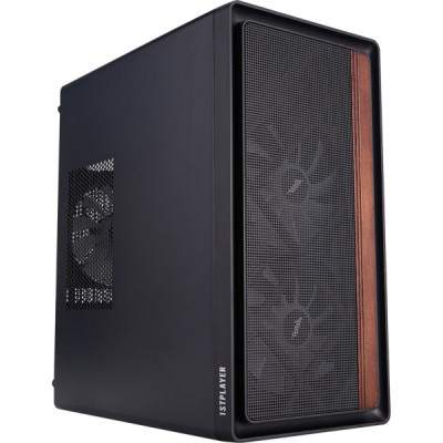 Корпус для ПК 1stPlayer WD1-BK-3F1
