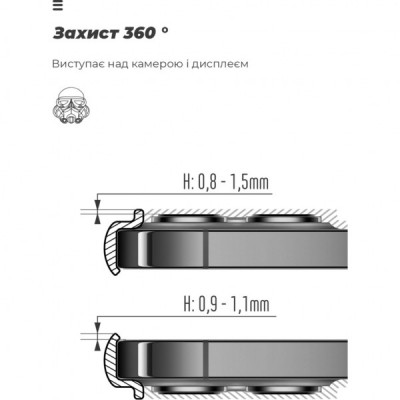 Чохол до мобільного телефона Armorstandart ICON Case Samsung A54 5G (A546) Camera cover Red (ARM66176)