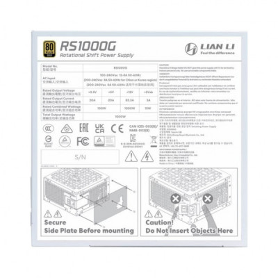 Блок живлення Lian Li 1000W RS Gold (G9P.RS1000G.WH00.EU)
