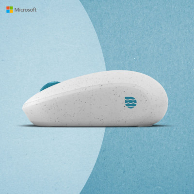 Мишка Microsoft Ocean Plastic Bluetooth White (I38-00009)