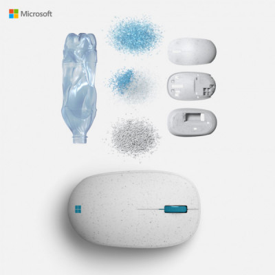 Мишка Microsoft Ocean Plastic Bluetooth White (I38-00009)