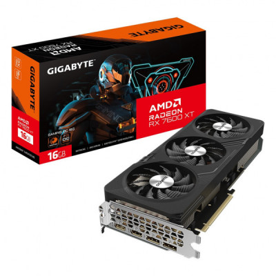 Відеокарта GIGABYTE Radeon RX 7600 XT 16Gb GAMING OC (GV-R76XTGAMING OC-16GD)