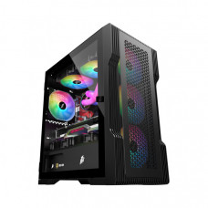 Корпус 1stPlayer T3-BK-4F1