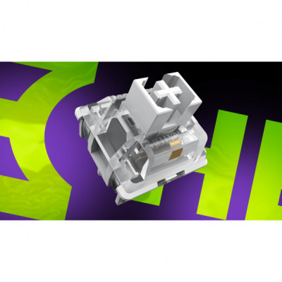 Клавіатура Hator Hellyberry HK75 Mechanical Linear RGB Wireless/Bluetooth/USB UA White/Violet (HK75_wireless)