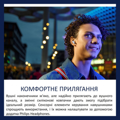Навушники Philips TAT2000BL/00 Wireless White (TAT2000BL/00)