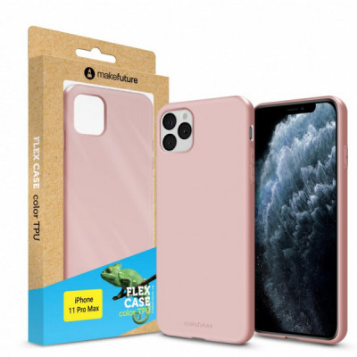 Чохол до мобільного телефона MakeFuture Flex Case (Soft-touch TPU) Apple iPhone 11 Pro Max Rose (MCF-AI11PMRS)