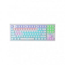 Клавіатура Aula F3032 White keycaps plus 21 Yellow keys KRGD Brown USB UA White (6948391201757)
