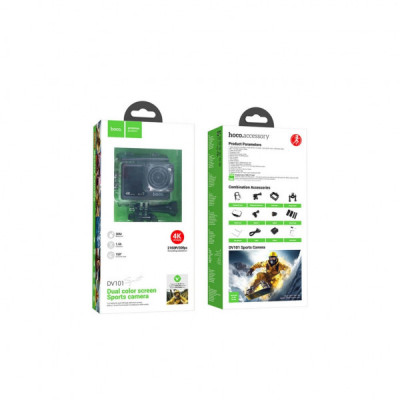 Екшн-камера HOCO DV101 Dual color screen Black (6942007616805) Екшн-камера HOCO DV101 Dual color screen Black (6942007616805)