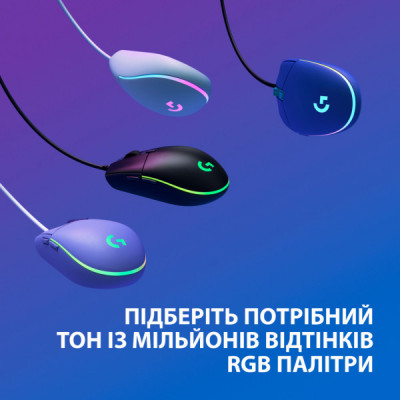 Мишка Logitech G102 Lightsync USB Blue (910-005801)