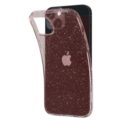 Чохол до мобільного телефона Spigen Apple iPhone 14 Liquid Crystal Glitter, Rose Quartz (ACS05035)