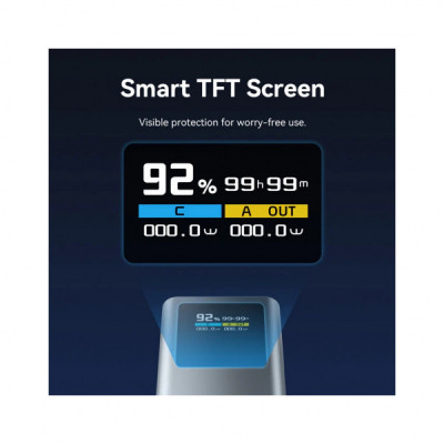 Батарея універсальна Vention 20000 mAh 100W Gray TFT Display Type (FKCH0)