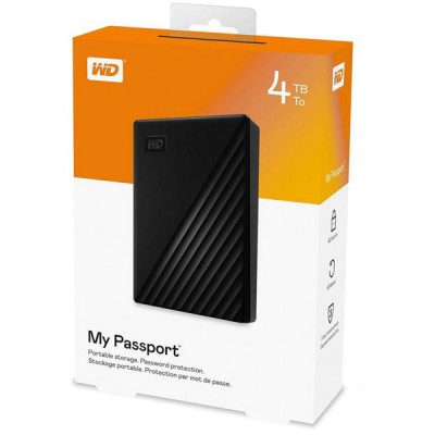 Зовнішній жорсткий диск 2.5" 4TB WD (WDBPKJ0040BBK-WESN)