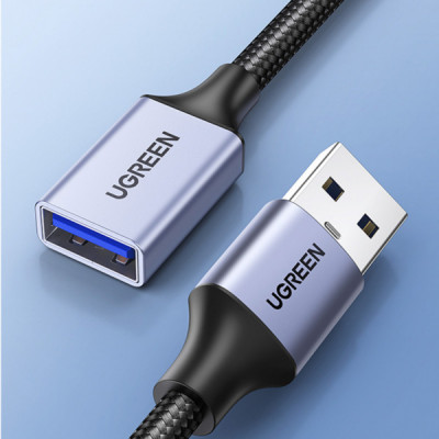 Дата кабель USB 3.0 AM/AF 2.0m US115 Black Ugreen (10497)