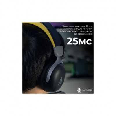 Навушники Ajazz AHM08 MAX 3-Mode Black (AHM08-MAX-BGY)