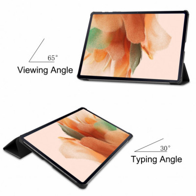 Чохол до планшета BeCover Samsung Tab S7 FE 12.4 SM-T730/SM-T735/S8 Plus 5G SM-X800/SM-X806 Black (706699)