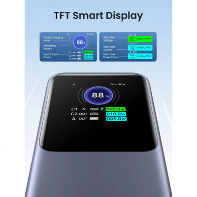 Батарея універсальна Ugreen 25000mAh 200W Nexode Smart Display (PB722 35525B) Батарея універсальна Ugreen 25000mAh 200W Nexode Smart Display (PB722 35525B)