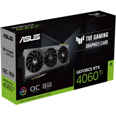 Відеокарта ASUS GeForce RTX4060Ti 8Gb TUF OC GAMING (TUF-RTX4060TI-O8G-GAMING)