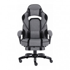 Крісло ігрове GT Racer X-2749-1 Gray/Black Suede (X-2749-1 Fabric Gray/Black Suede)