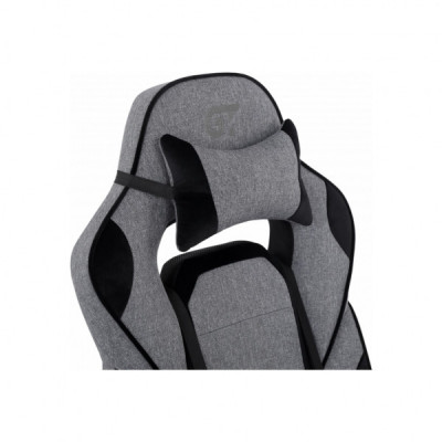 Крісло ігрове GT Racer X-2749-1 Gray/Black Suede (X-2749-1 Fabric Gray/Black Suede)