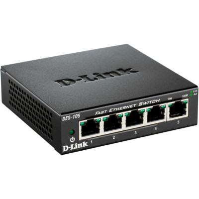 Комутатор мережевий D-Link DES-105