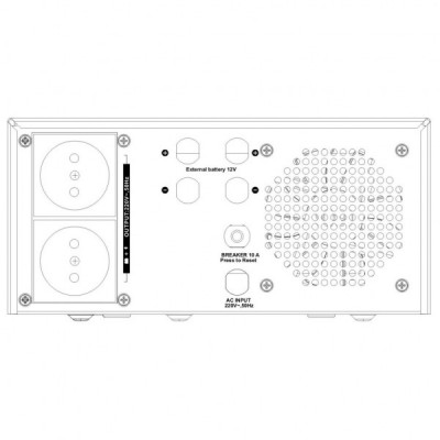 Пристрій безперебійного живлення SVC XL-1200 1200VА 1000W (XL-1200)