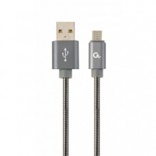 Дата кабель USB 2.0 AM to Micro 5P 2.0m Cablexpert (CC-USB2S-AMmBM-2M-BG)
