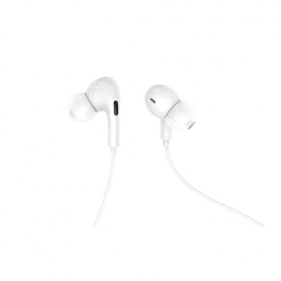 Навушники Denmen HF DR06 3.5mm 1.2 м White (DE-DR06-WH)