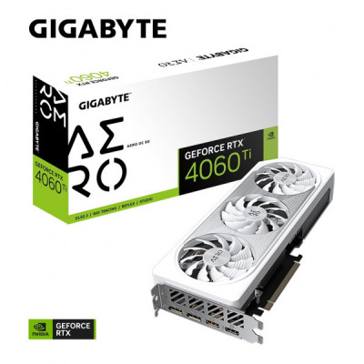 Відеокарта GIGABYTE GeForce RTX4060Ti 8Gb AERO OC (GV-N406TAERO OC-8GD)