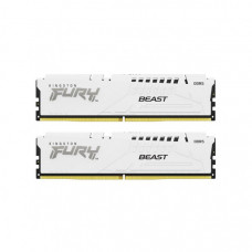 Модуль пам'яті для комп'ютера DDR5 32GB (2x16GB) 6000 MHz Beast White Kingston Fury (ex.HyperX) (KF560C36BWE2K2-32)