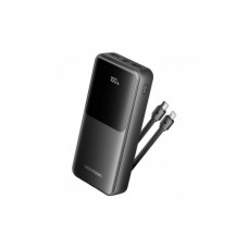 Батарея універсальна Vention 20000mAh 22.5W 3A PD, Built-in USB-C+Lightning Cables, Black (FHPB0)