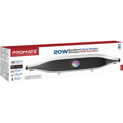 Акустична система Promate Delta-X 20W White (delta-x.white) Акустична система Promate Delta-X 20W White (delta-x.white)